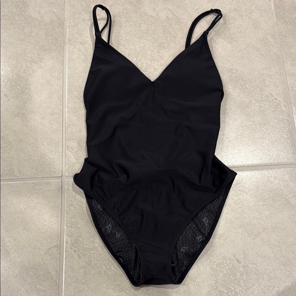 Black One-Piece Swimsuit